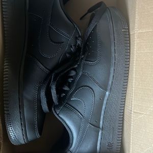 Black Nike Air Force 1s